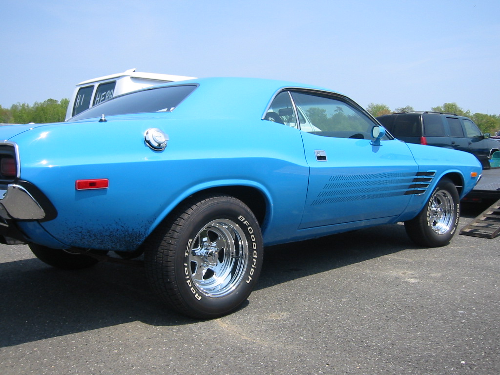 Petty Blue Rare Color On A 73 Challenger