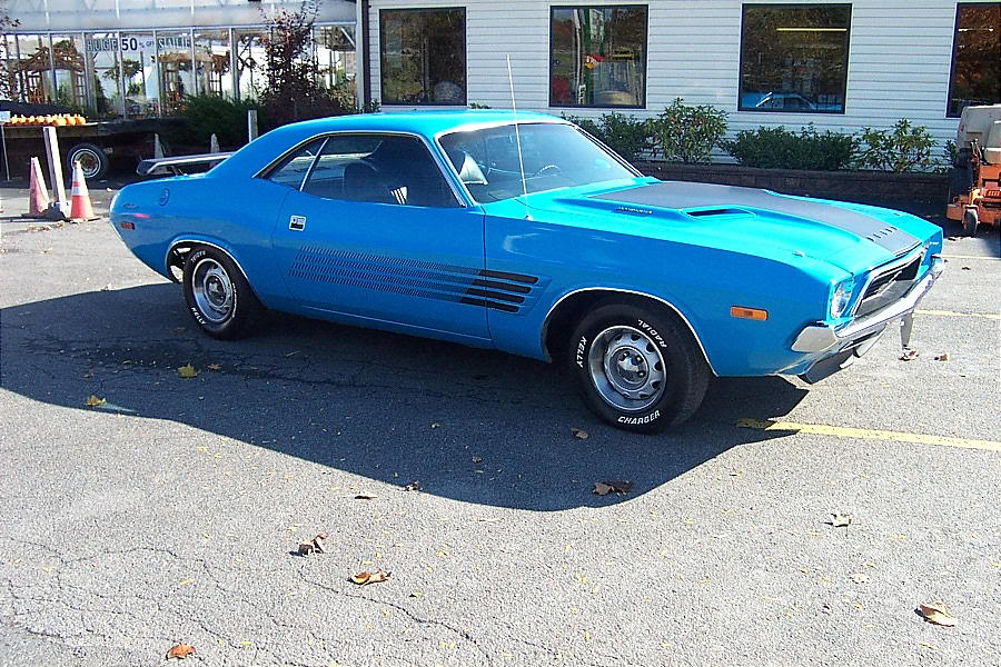 Petty Blue Rare Color On A 73 Challenger